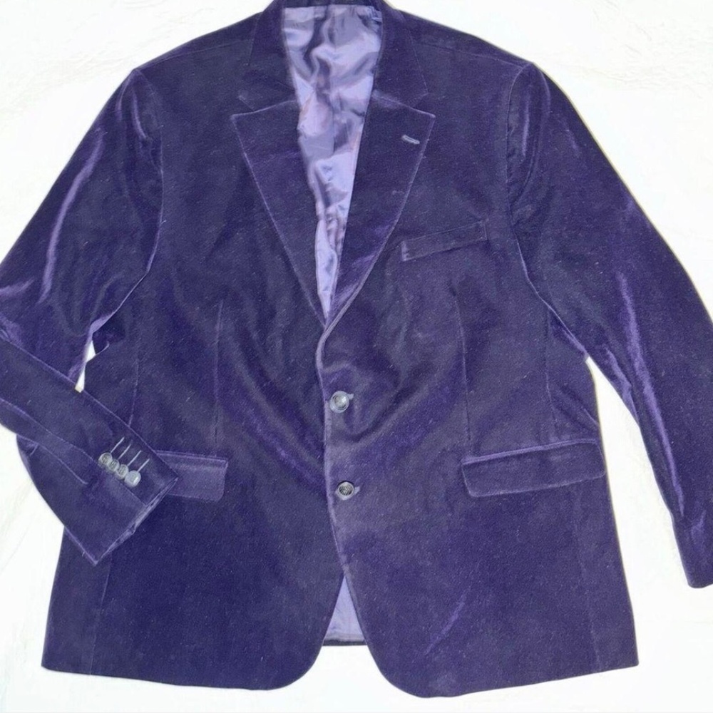 Purple Velvet Sports Coat